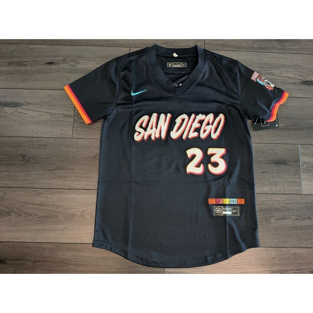 Fernando Tatis Jr. #23 San Diego Padres 2026 City Connect Obsidian Jersey Small